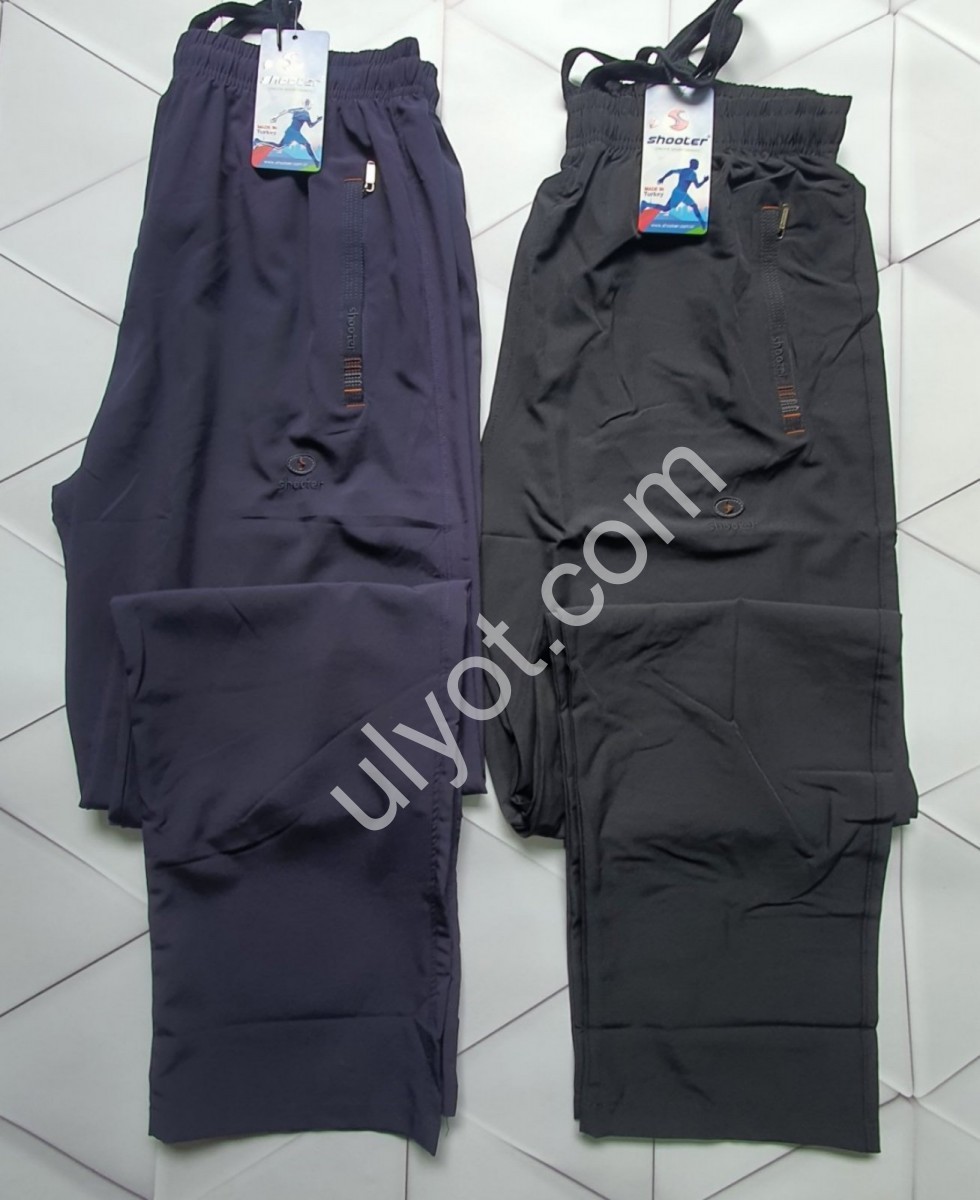 СПОРТ. ШТАНЫ (2XL-6XL) ЧЕРНЫЙ 9122