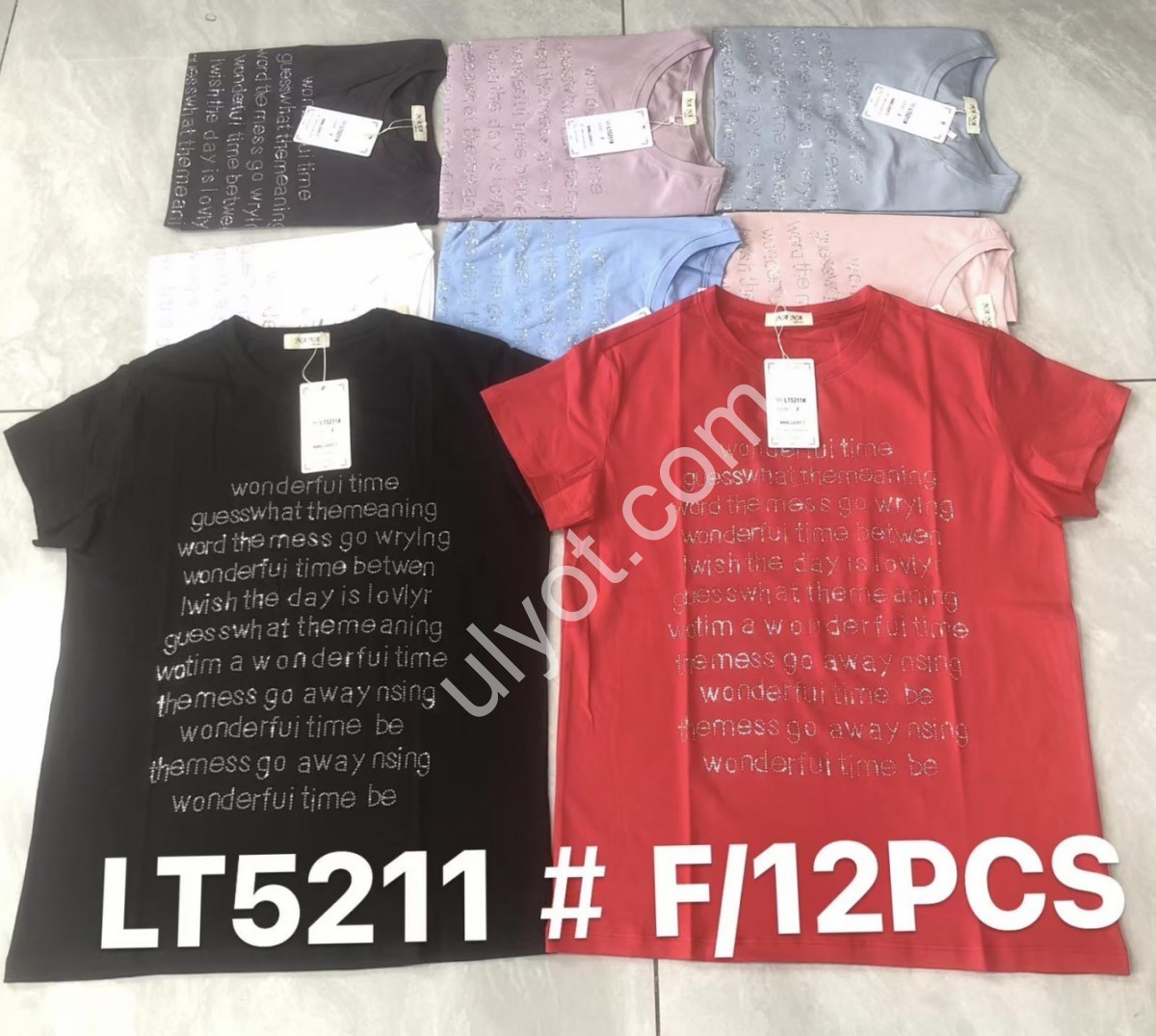 ФУТБОЛКА (ONE SIZE 50-52) МІКС LT5211
