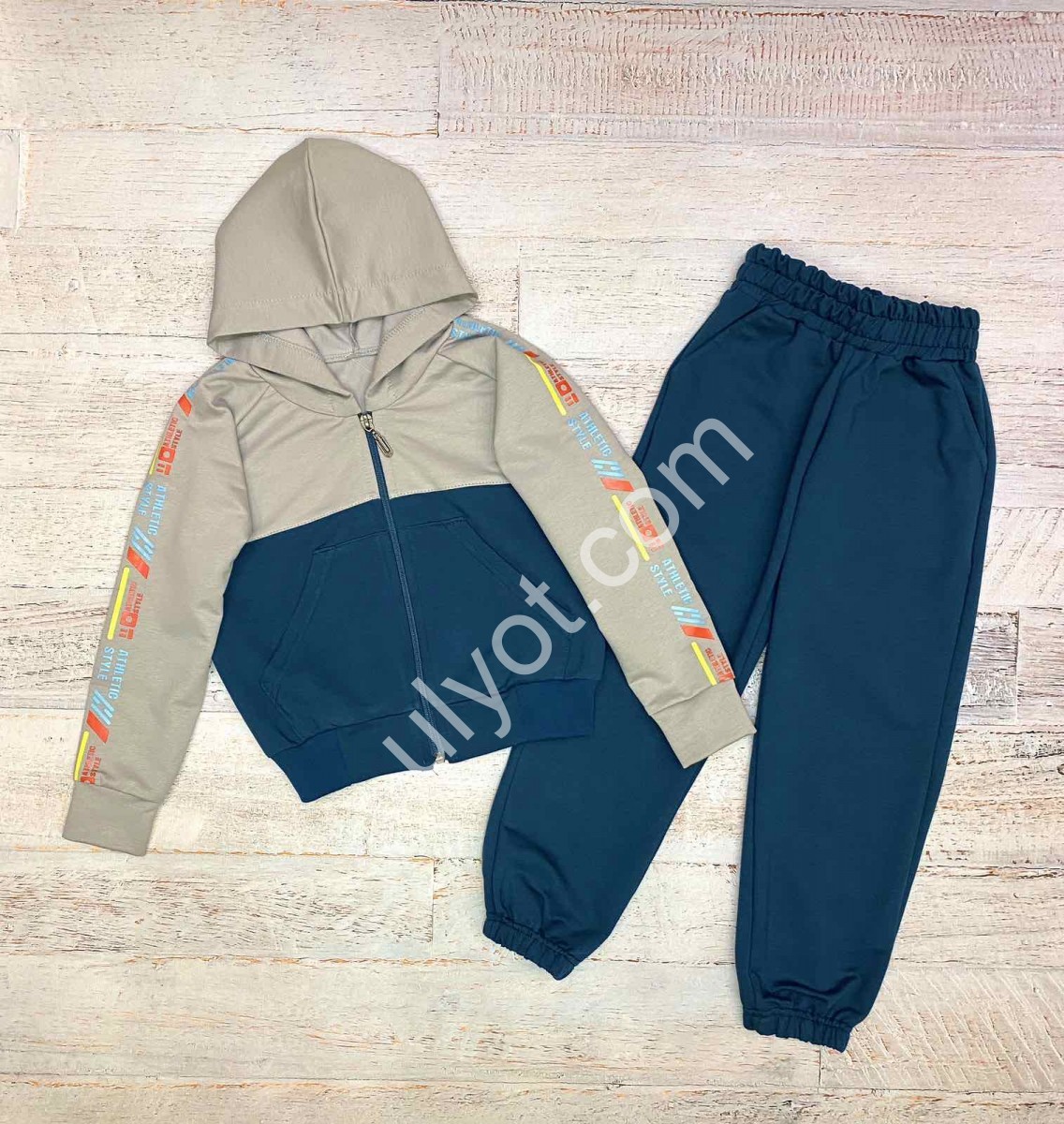 СПОРТ.КОСТЮМ (S-XXL) Т-ЗЕЛ 2507
