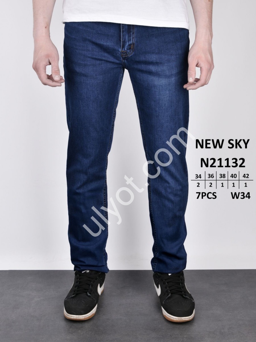 ДЖИНСИ NEW SKY (34-42) Т.СИНІЙ 21132