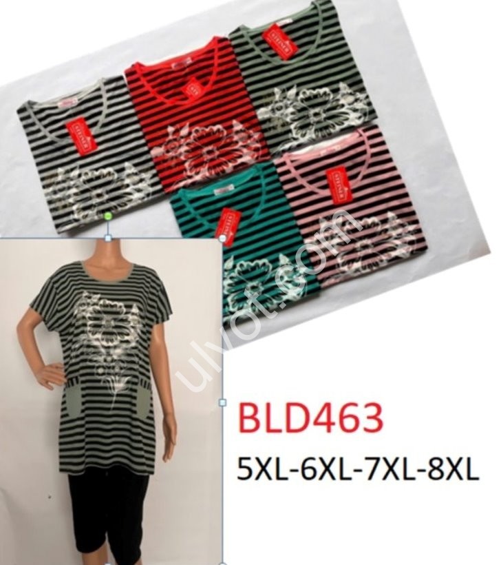 ФУТБОЛКА ( 5XL-8XL) МИКС BLD463