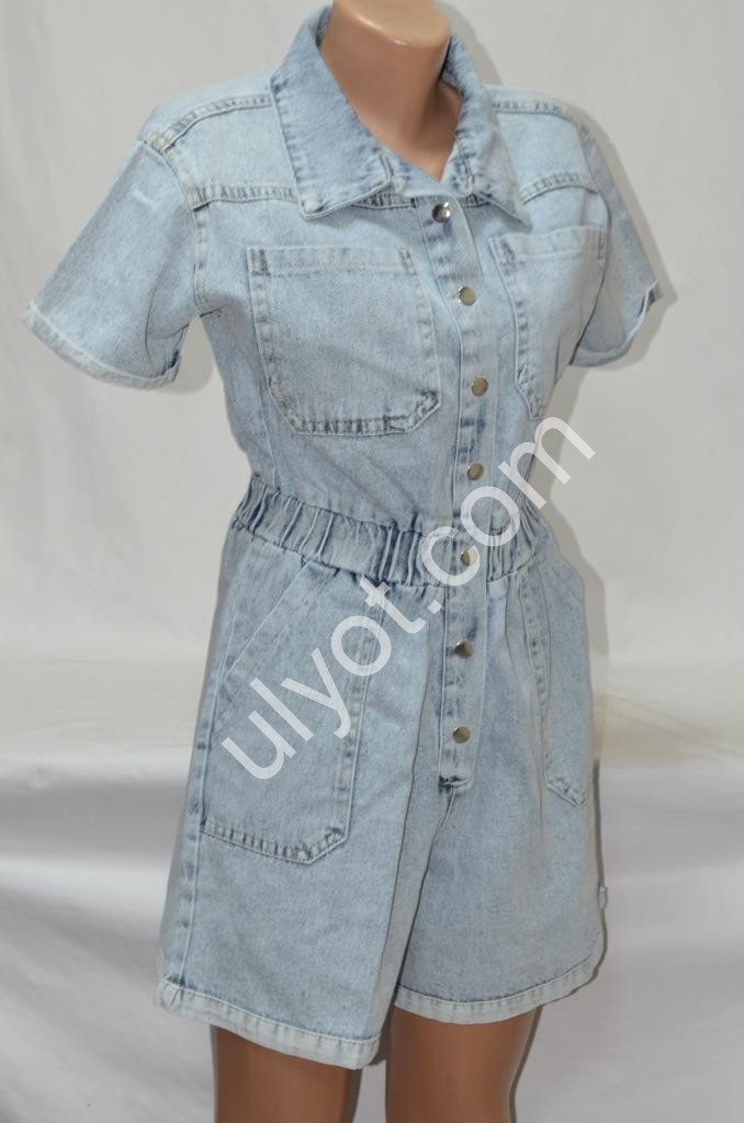 КОМБІНЕЗОН TOP-SHOP (SL) БЛАКИТНИЙ 7778
