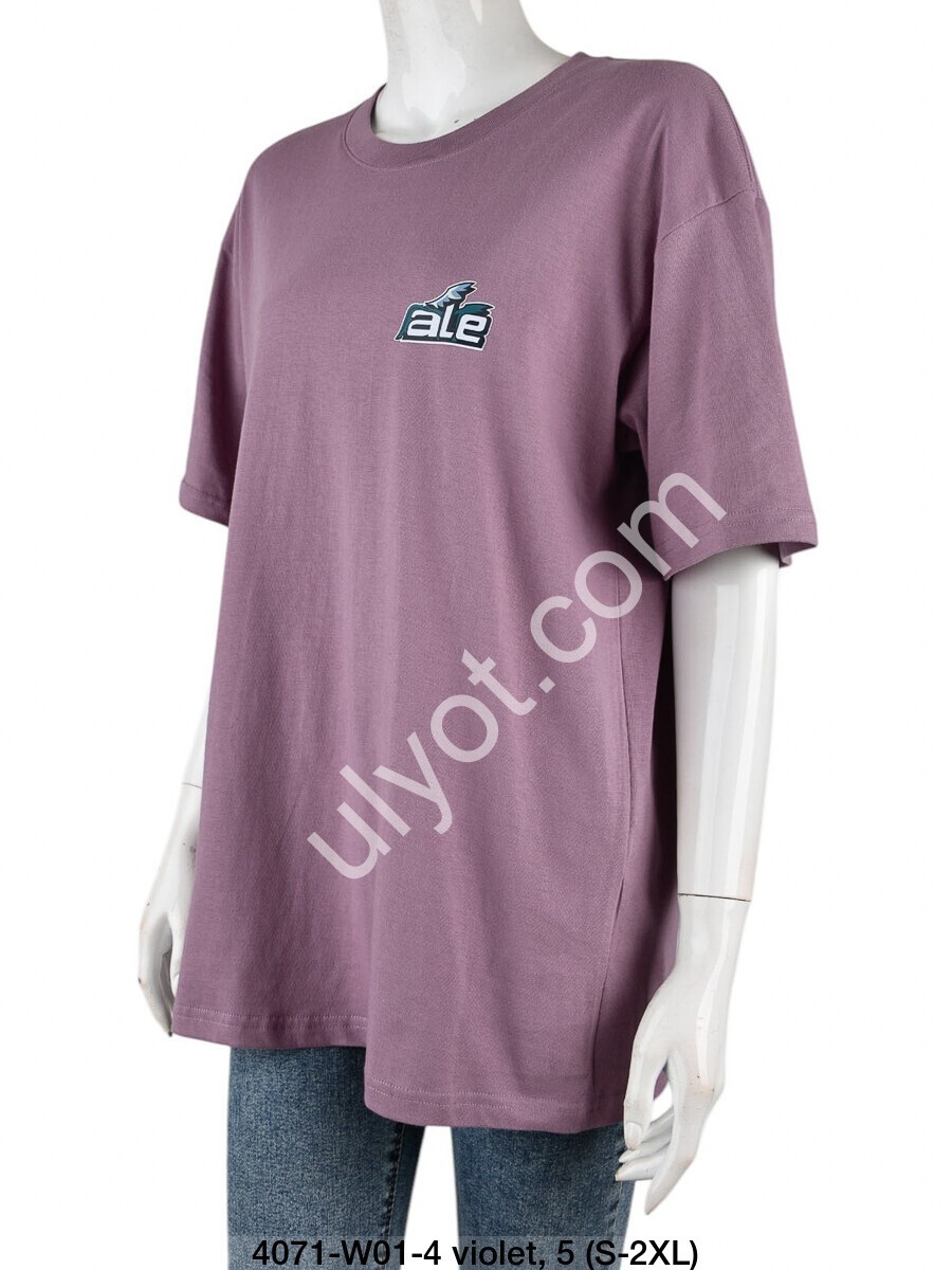 ФУТБОЛКА ALE (S-2XL) ФИОЛЕТОВЫЙ 4071