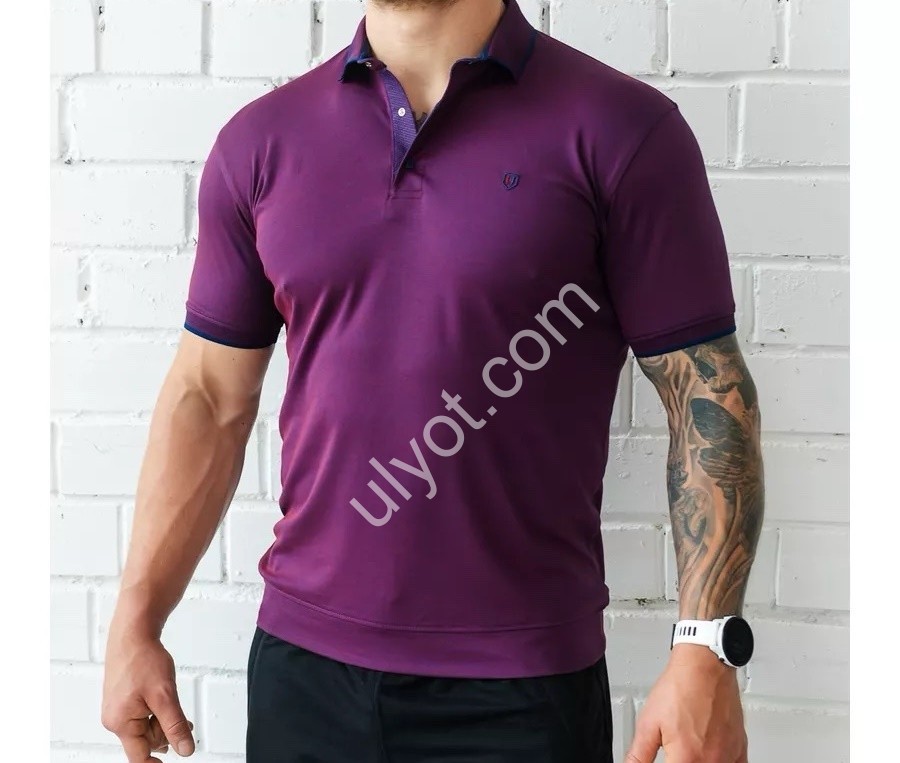 ФУТБОЛКА (M-2XL) ФИОЛЕТОВЫЙ 8003
