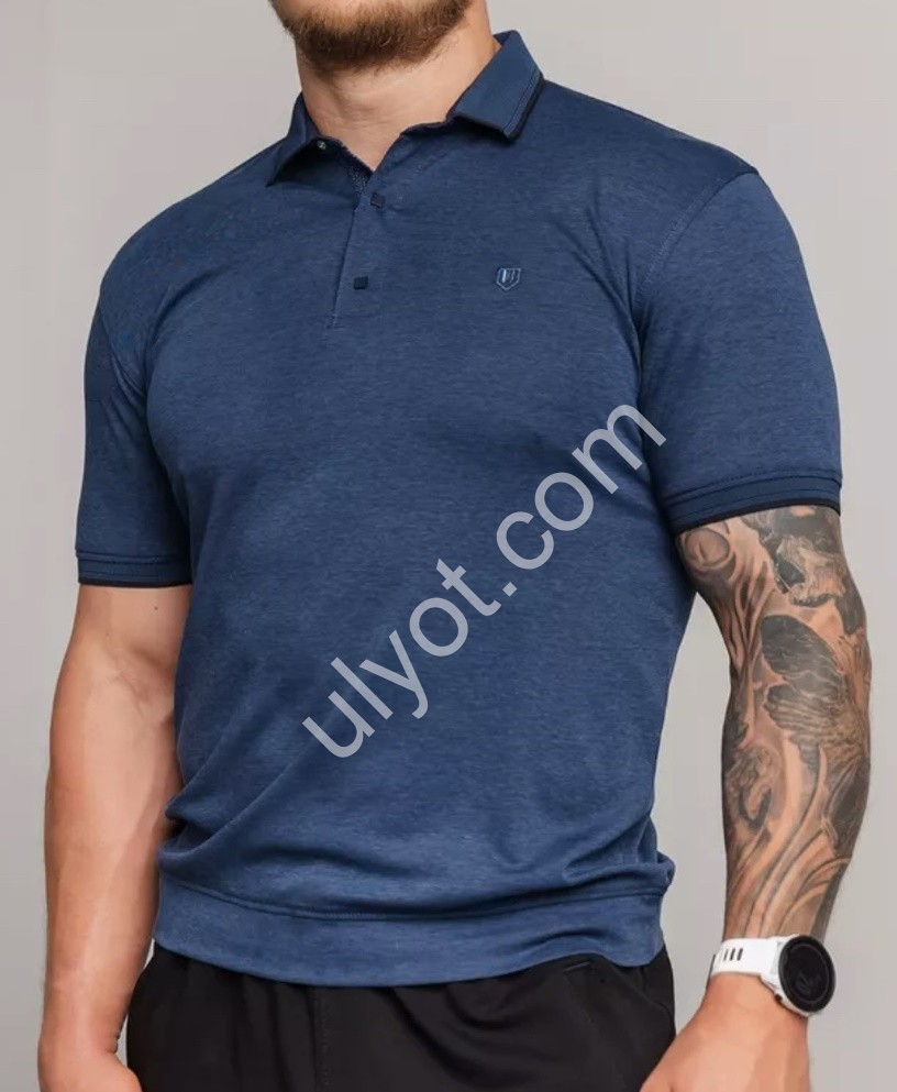 ФУТБОЛКА (2M-5XL) Т.СИНІЙ 8003