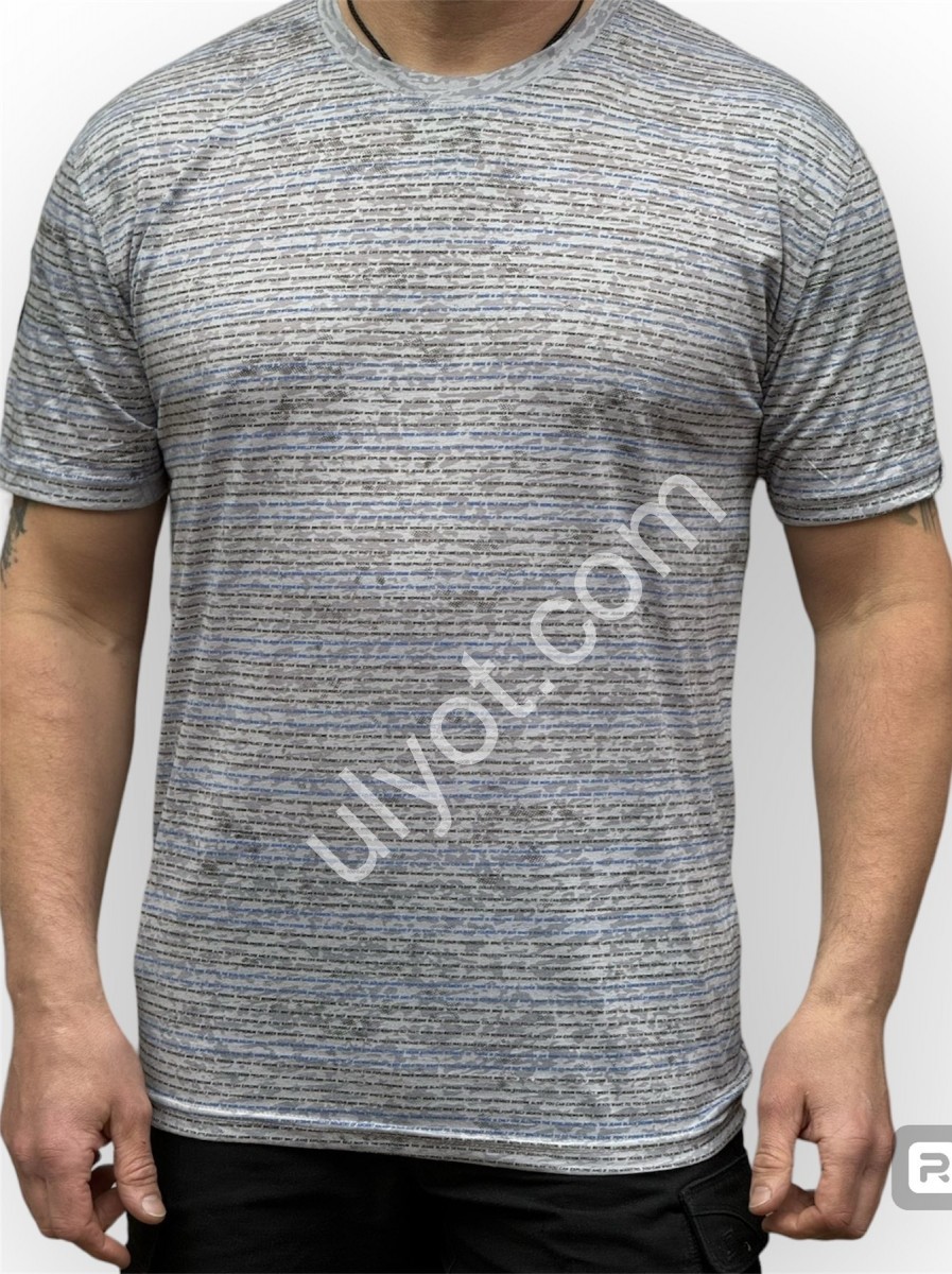 ФУТБОЛКА (3XL-6XL) СВ.СЕРЫЙ 6818