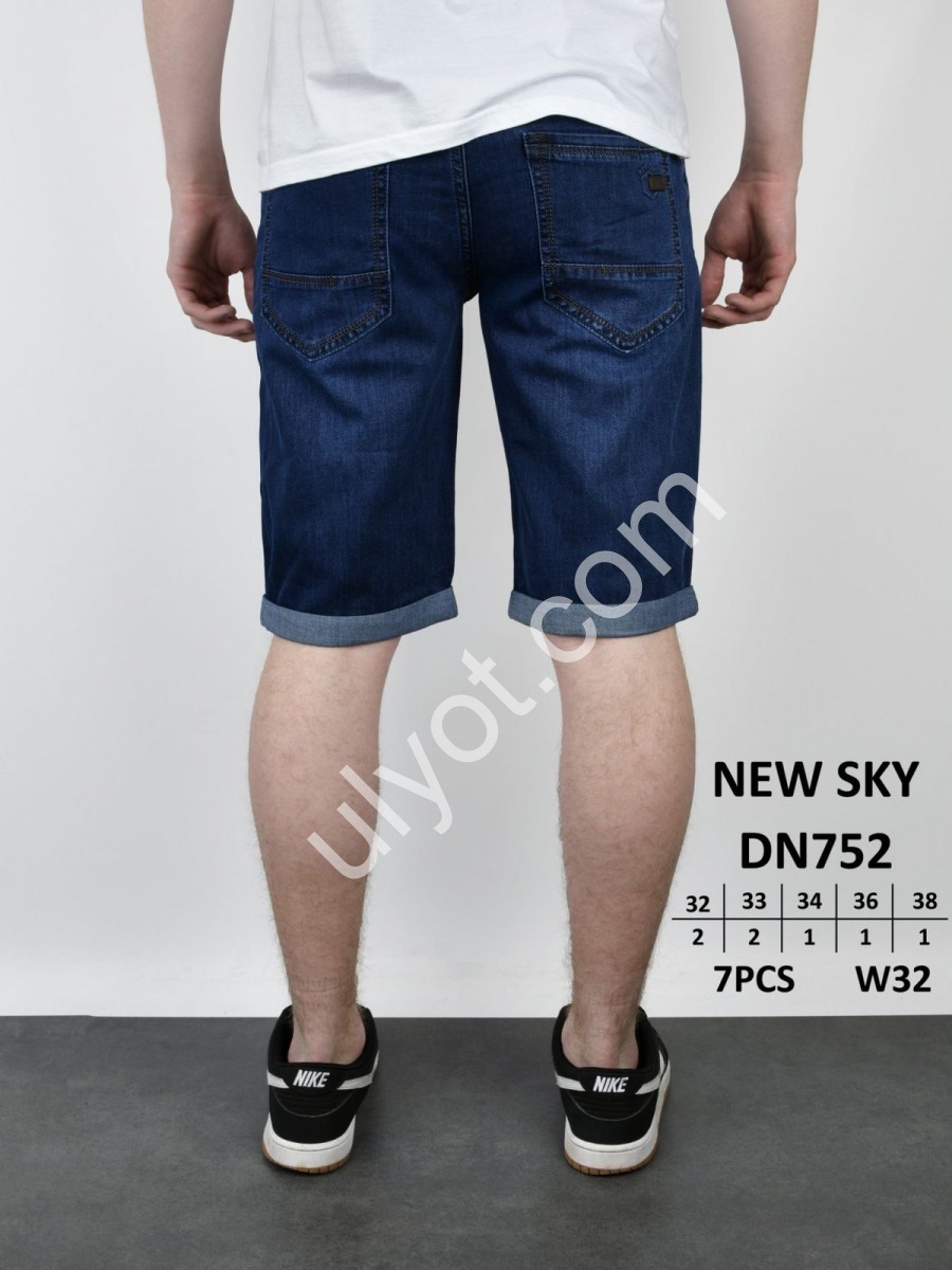 ШОРТЫ NEW SKY (32-38) Т.СИНИЙ 752