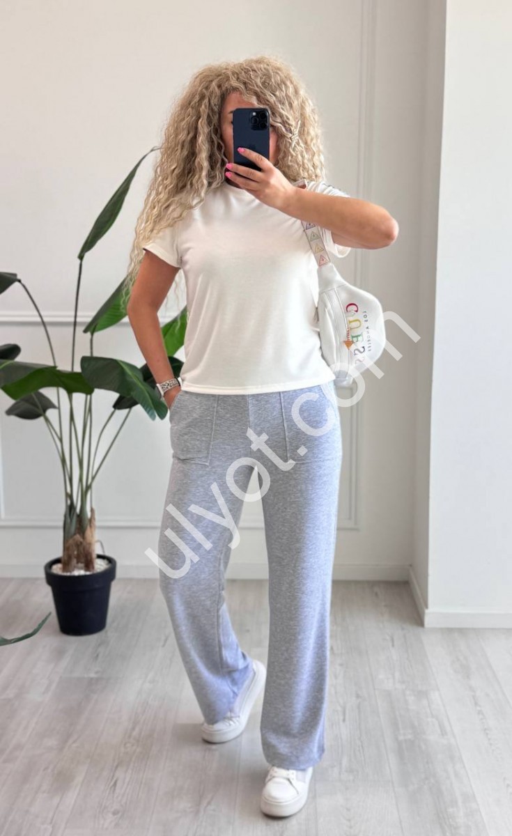 КОСТЮМ (S-XL) СЕРЫЙ 3050