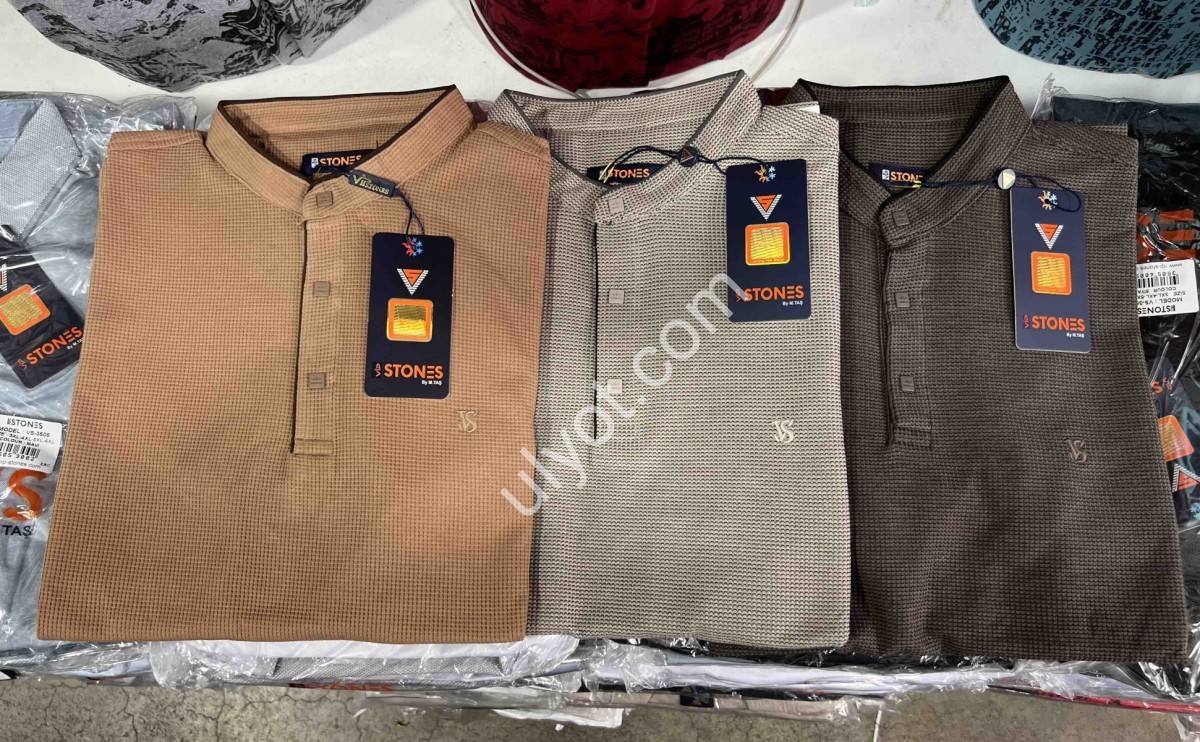 ФУТБОЛКА (M-2XL) БЕЖЕВЫЙ 5525