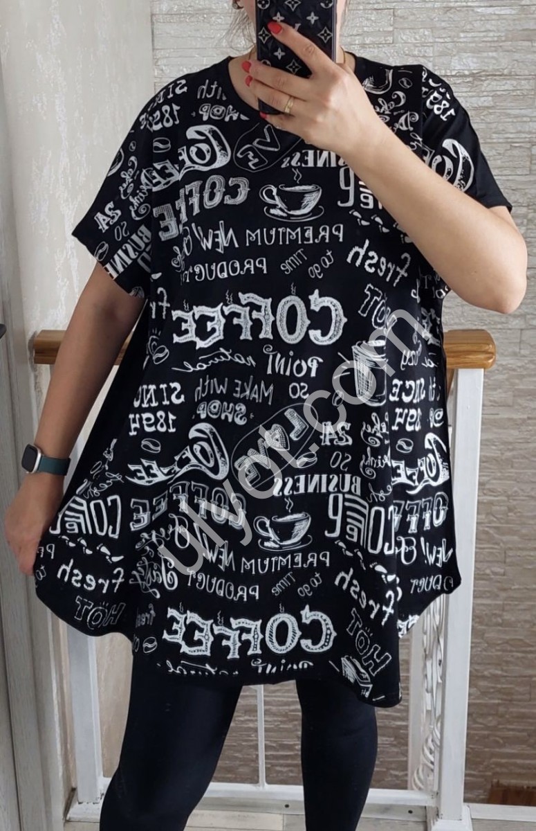 ФУТБОЛКА (XL-3XL) ЧЕРНЫЙ 17031