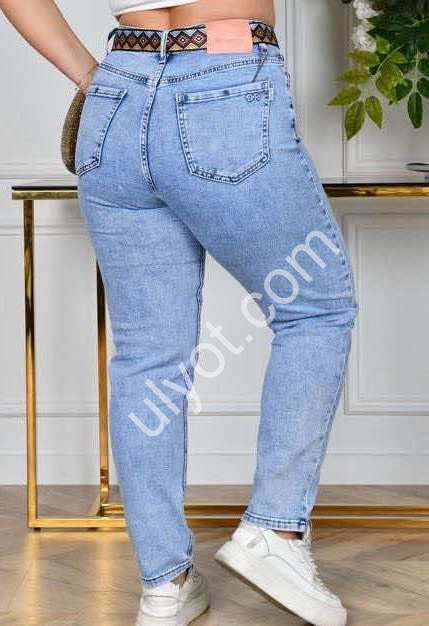 ДЖИНСИ DERUN (31-38) БЛАКИТНИЙ 8291