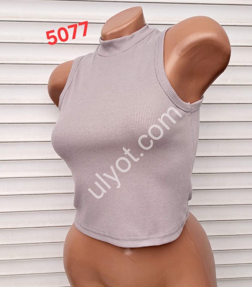 МАЙКА-ТОП (ONE SIZE 42-48) СЕРЫЙ 5077