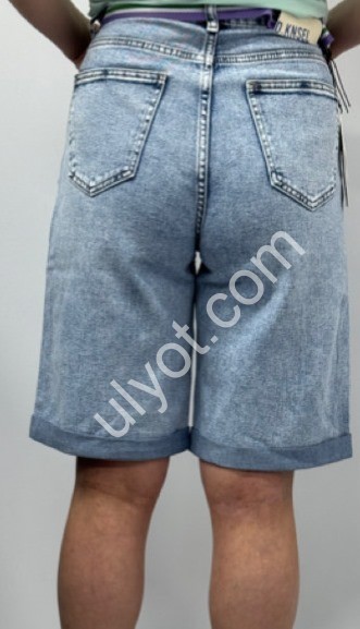 Фото 1 ШОРТЫ БЕРМУДЫ (25-30) ГОЛУБОЙ 2683
