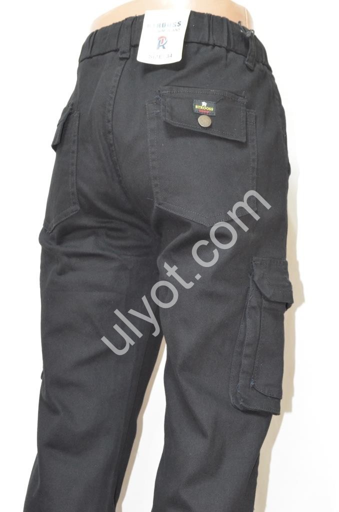 ДЖИНСЫ RTROOSS (29-36) ЧЕРНЫЙ 8075