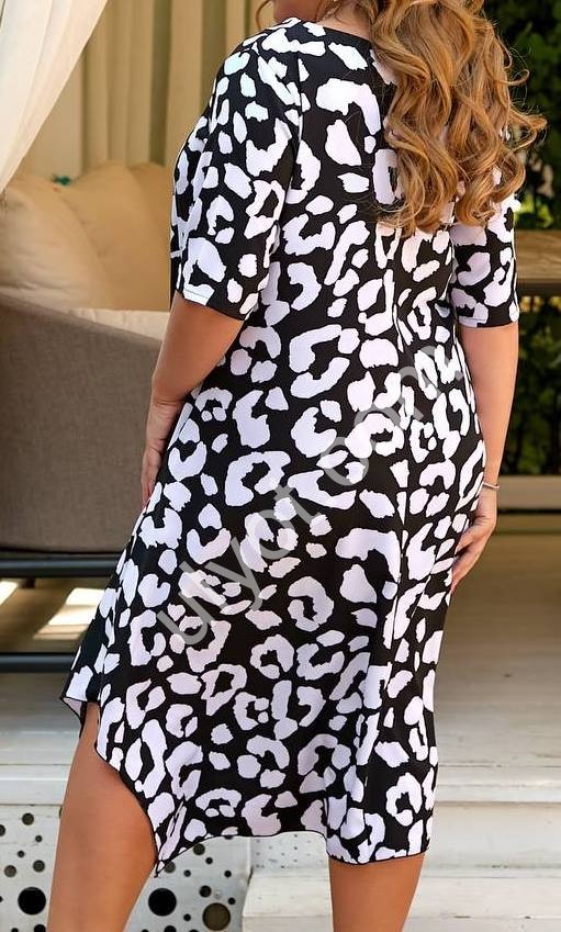 СУКНЯ (50-64) БІЛИЙ+ЧОРНИЙ 920