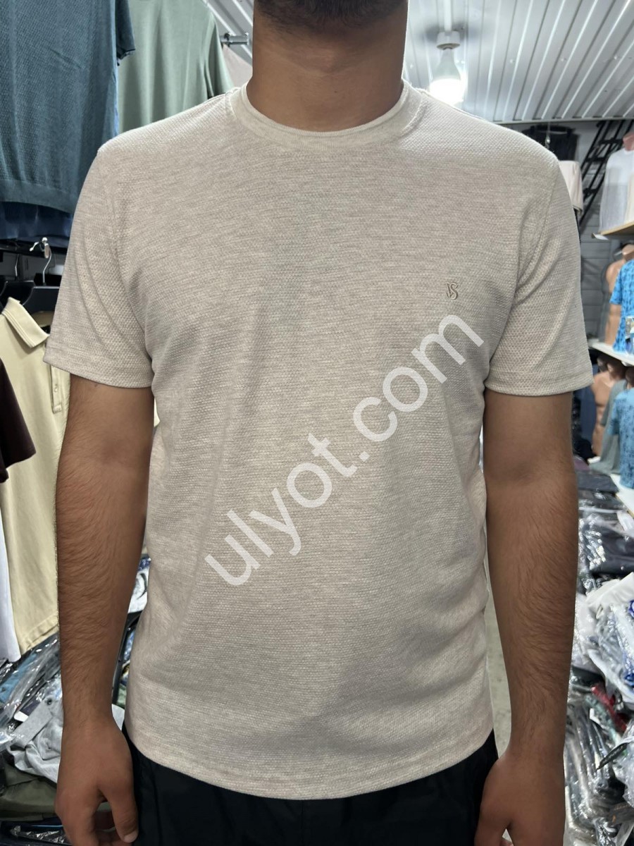 ФУТБОЛКА (M-2XL) МОЛОЧНЫЙ 5715