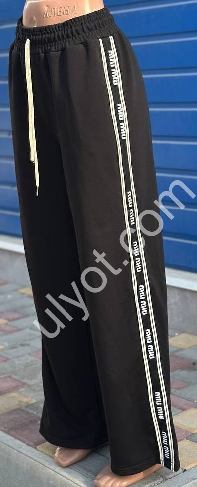 ШТАНЫ MIU40 (46-54) ЧЕРНЫЙ-1 