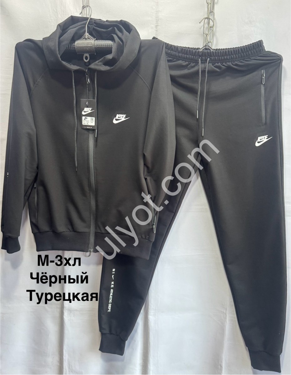 СПОРТ.КОСТЮМ N02 (M-3XLXL) МАНЖЕТ ЧЕРНЫЙ-2 