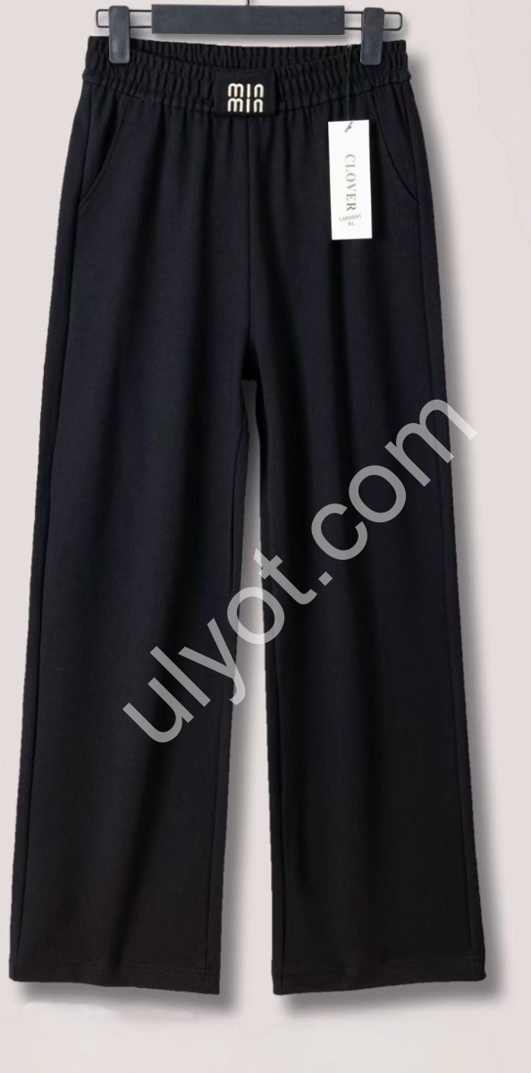 БРЮКИ MIU40 (M-2XL) ЧЕРНЫЙ 8891