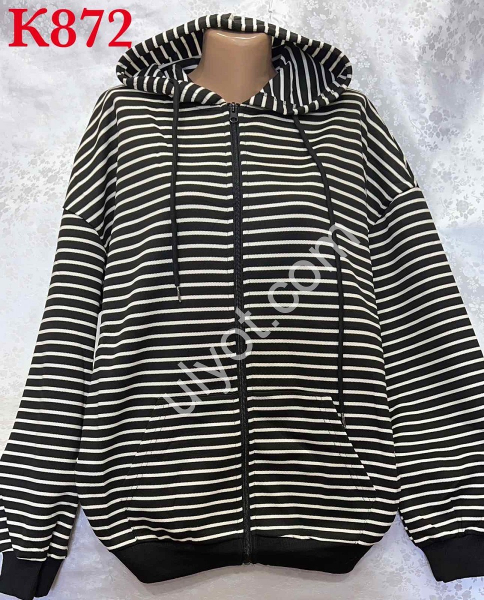 КОФТА (XL-4XL) ЧЕРНЫЙ K872