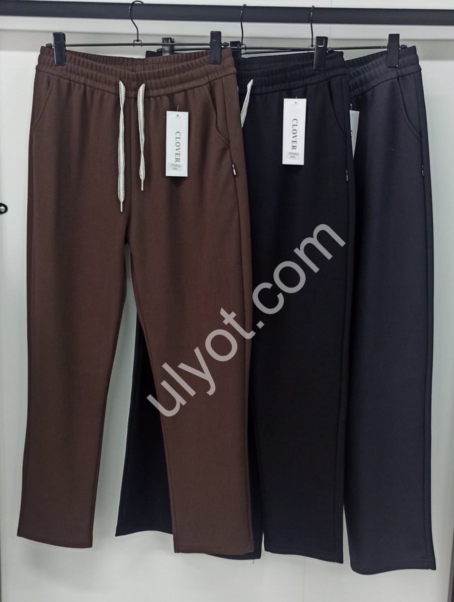 БРЮКИ (3XL-6XL) ЧЕРНЫЙ 4962