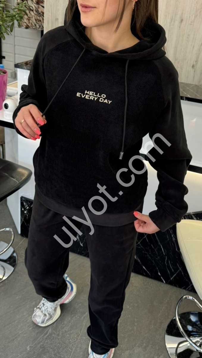 КОСТЮМ (XL-3XL) ЧЕРНЫЙ 20121