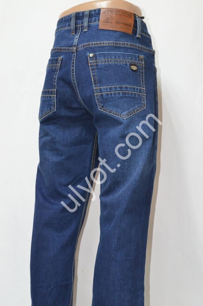 ДЖИНСЫ ATWOLVES (30-38) Т.СИНИЙ 6263