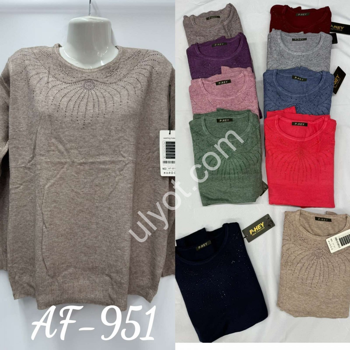 СВІТЕР P-HEY (ONE SIZE 52-54) МІКС AF951