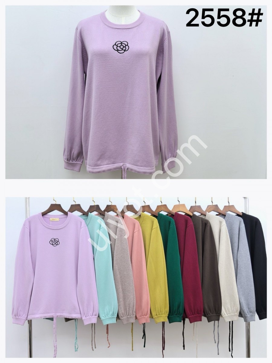 СВИТЕР (ONE SIZE 53-58) МИКС 2558