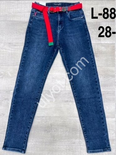 ДЖИНСЫ LZYX (28-33) СИНИЙ L88189