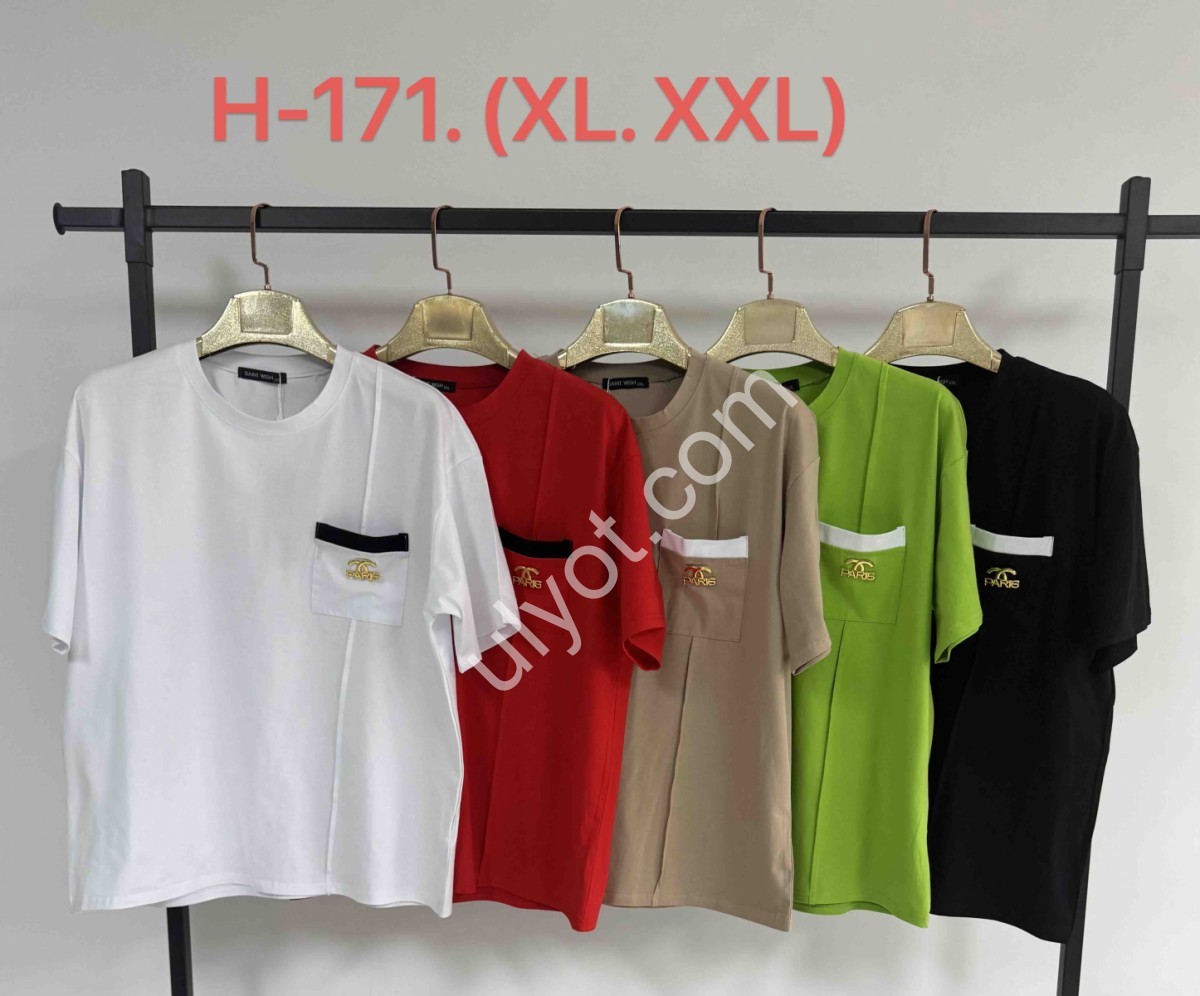 ФУТБОЛКА (XL-2XL) МИКС H-171