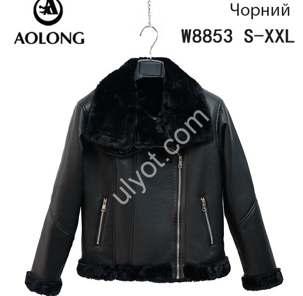 ДУБЛЕНКА AOLONG (S-2XL) ЧОРНИЙ 8853