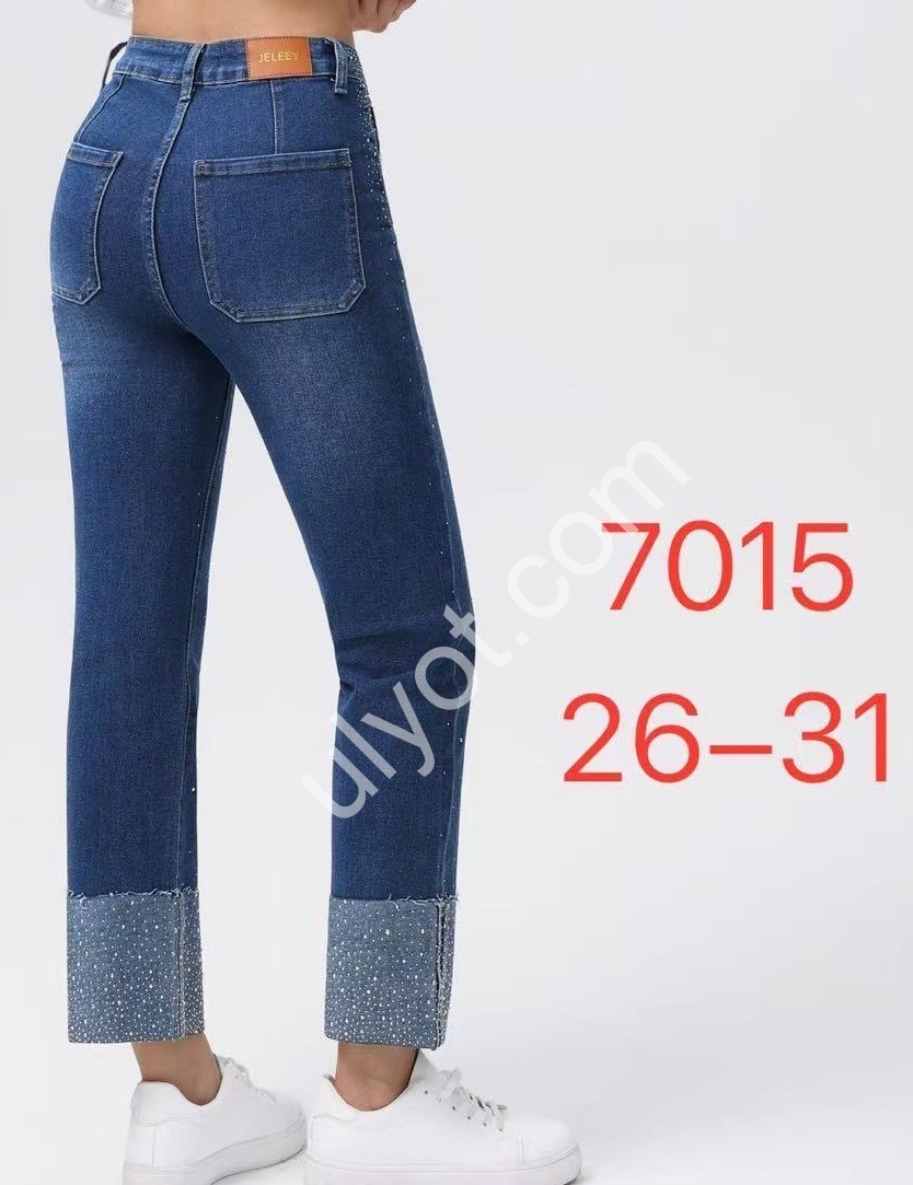 ДЖИНСИ JELEEY (26-31) Т.СИНІЙ 7015