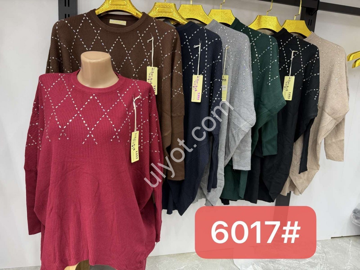 СВИТЕР (ONE SIZE 50-56) МИКС 6017
