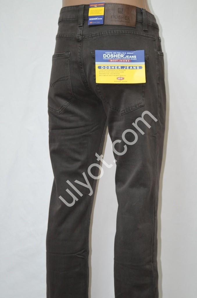 ДЖИНСЫ DOSHER (30-40) ГРАФИТ 6601-6