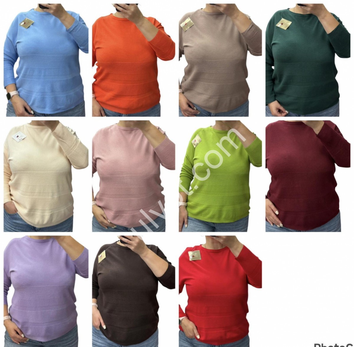 СВІТЕР (ONE SIZE 52-60) МІКС 25234