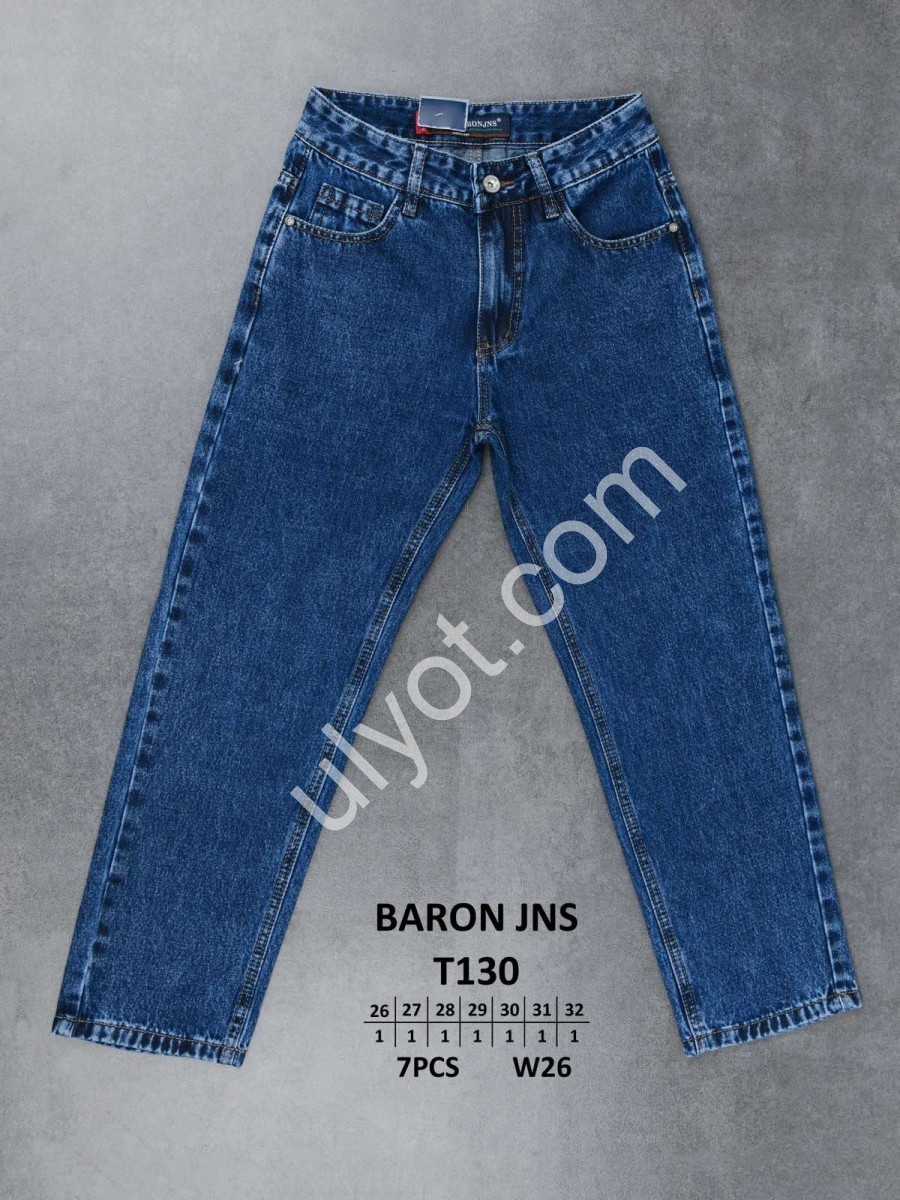 ДЖИНСЫ BARON (26-32) Т.СИНИЙ T130