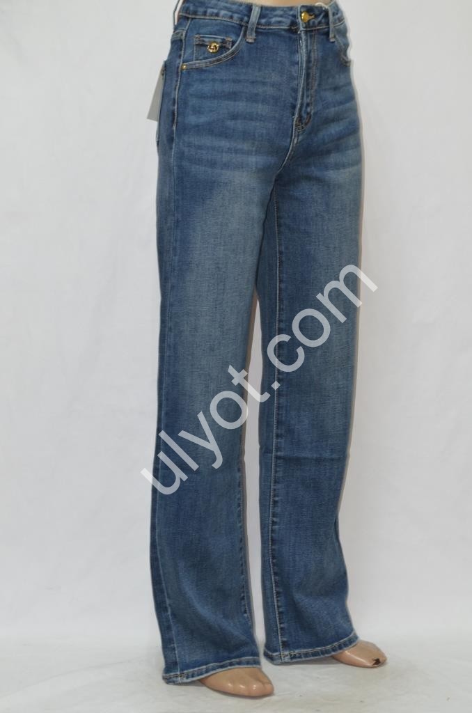 ДЖИНСЫ M.SARA (XS-XL) Т.СИНИЙ 1613H
