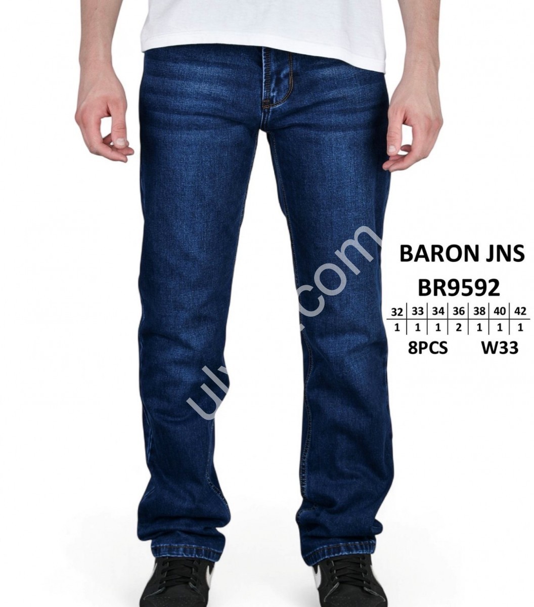ДЖИНСИ BARON (32-42) Т.СИНІЙ 9592
