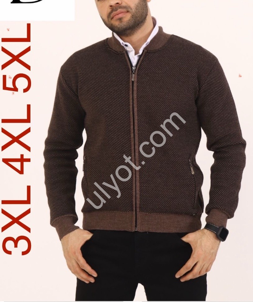 БОМБЕР DEVANTI (3XL-5XL) ЧОРНИЙ 72147-1