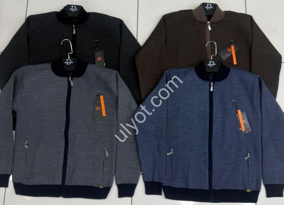 БОМБЕР DEVANTI (3XL-5XL) ЧОРНИЙ 72147-1