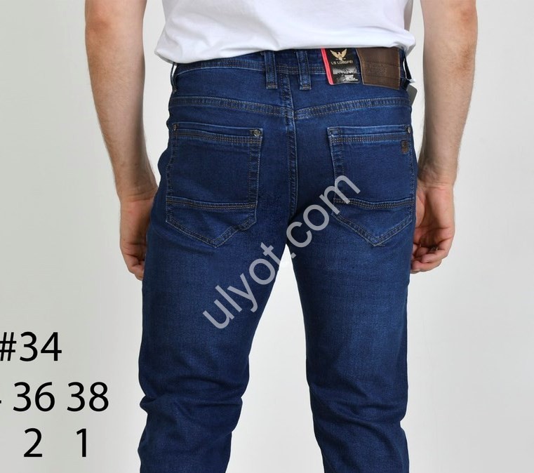ДЖИНСЫ LS JEANS (32-38) Т.СИНИЙ 357-1