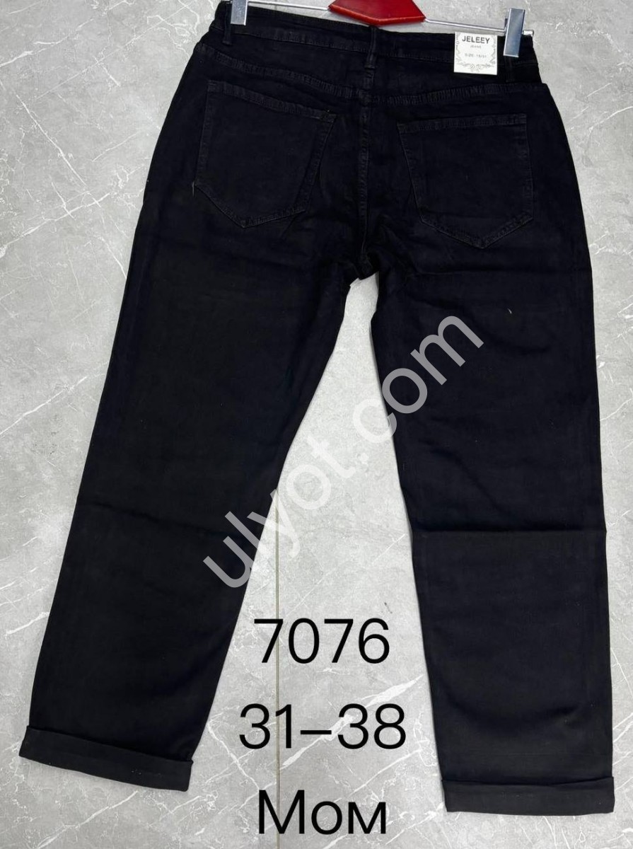 ДЖИНСЫ JELEEY (31-38) ЧЕРНЫЙ 7076