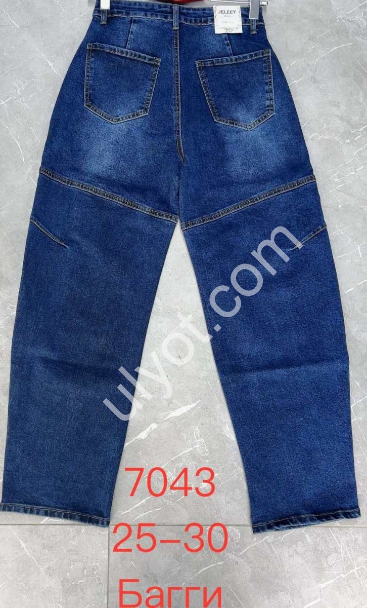ДЖИНСЫ JELEEY (25-30) Т.СИНИЙ 7043