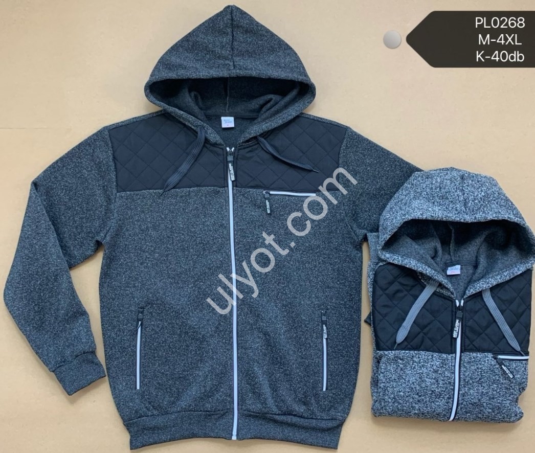 КОФТА (M-3XL) БАЙКА МИКС 0268