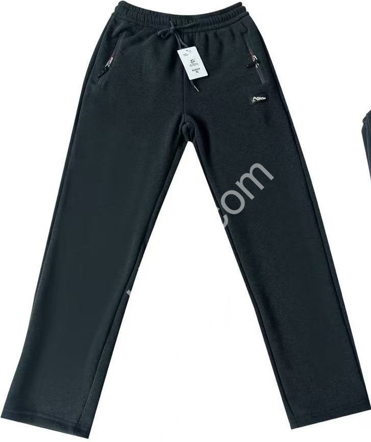 СПОРТ.ШТАНИ (XL-5XL) ФЛІС ПРЯМИЙ ГРАФІТ 0012