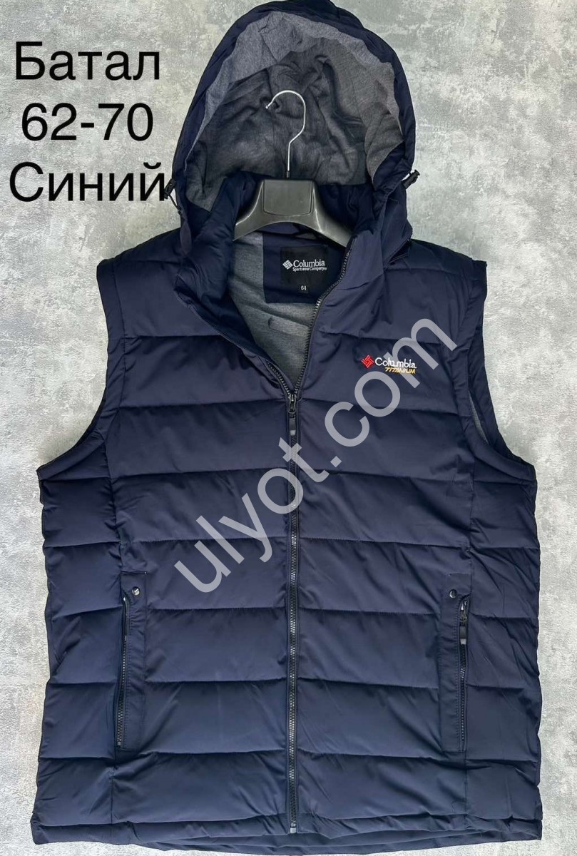 ЖИЛЕТКА C04 (62-70) СИНИЙ D-124
