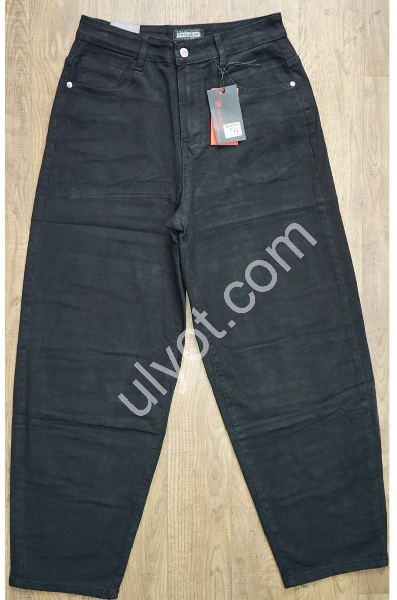 ДЖИНСЫ RELUCKY (31-38) ЧЕРНЫЙ B0240-1
