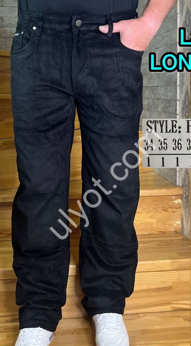 БРЮКИ LONGFEI  (30-38) ЧЕРНЫЙ F8659