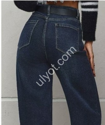 ДЖИНСЫ M.SARA (XS-XL) Т.СИНИЙ 1029-1